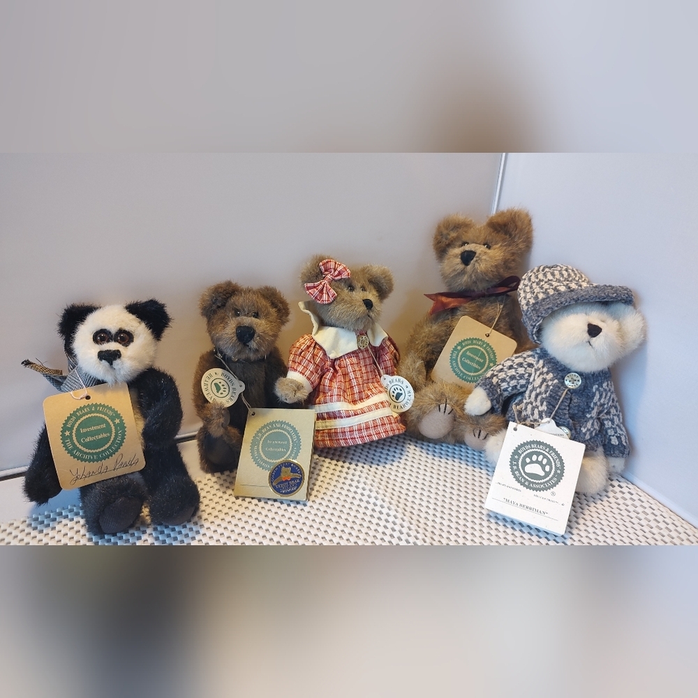 Boyds Bears & Friends Lot: 5 Bears